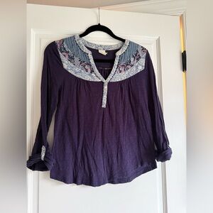 Anthropologie Akemi + Kin Women's Top - Small
